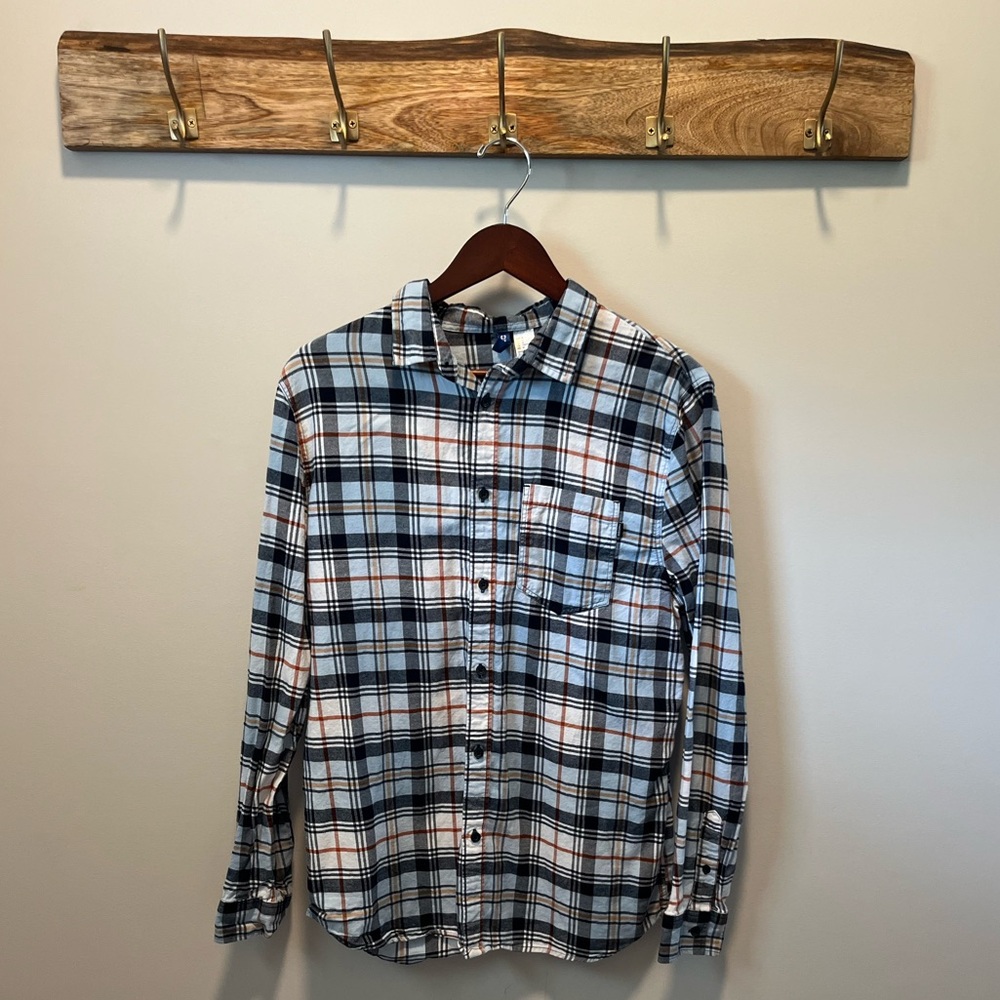H&M Divided (blue) Flannel Button-up
